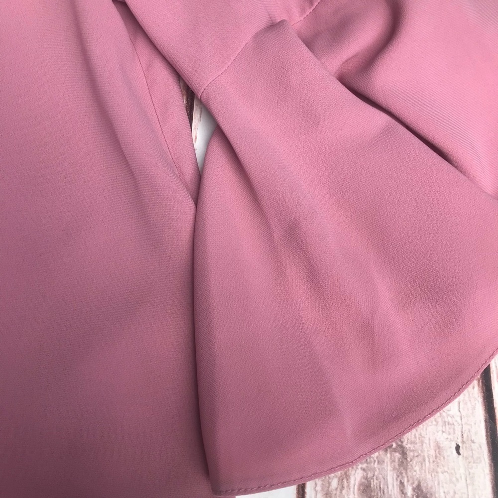 TopShop Blush Off Shoulder Top - Picture 4 of 8